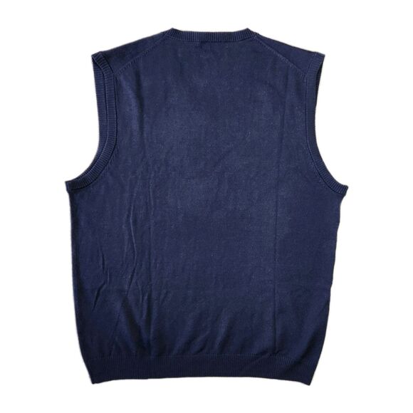 Pronto Uomo Sweater‎ Vest Mens XL Knitted Extra Fine Merino Wool Career Preppy - Picture 2 of 5